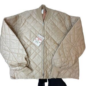 DU PONT Dacron Vintage Quilted Liner Light Jacket Size Large